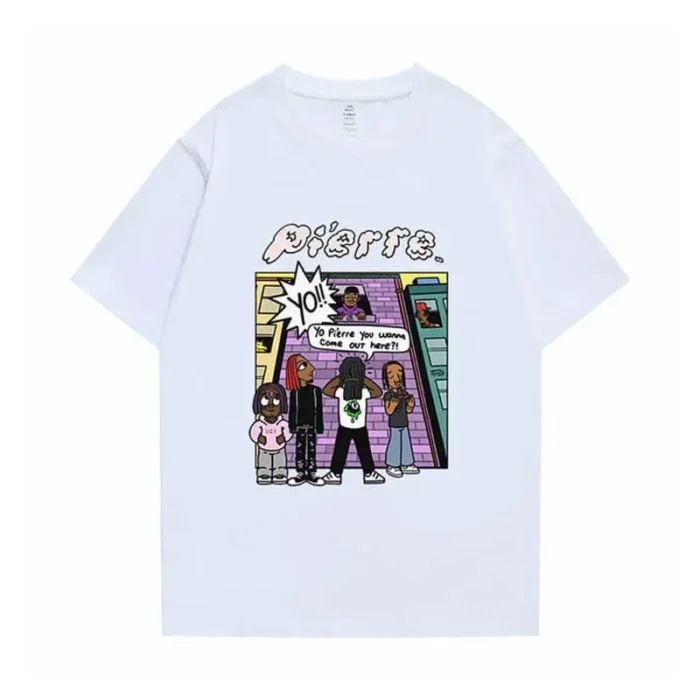 Anime-Cartoon-Style-Playboi-Carti-Tshirt-white