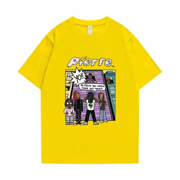 Anime-Cartoon-Style-Playboi-Carti-Tshirt-yellow