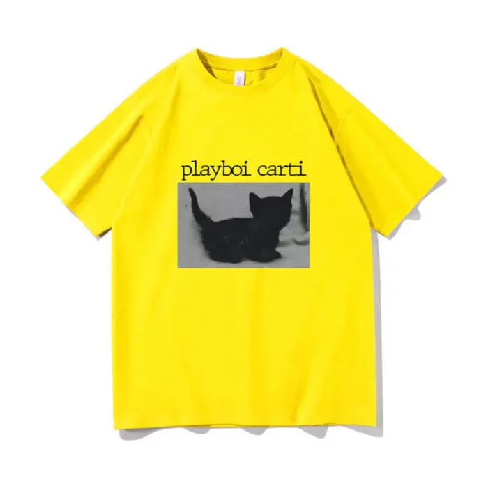 Cute-Playboi-Carti-Cat-Shirt-yellow