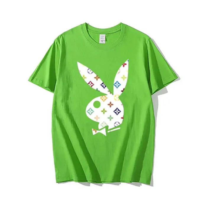 Premium-Short-Sleeve-Playboy-Bunny-T-Shirt-green