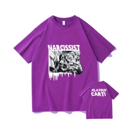 Short-Sleeve-Playboi-Carti-Narcissist-Shirt-purple
