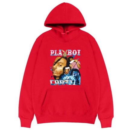 Hipster-Playboi-Carti-Classic-Vintage-Hoodie-red-1